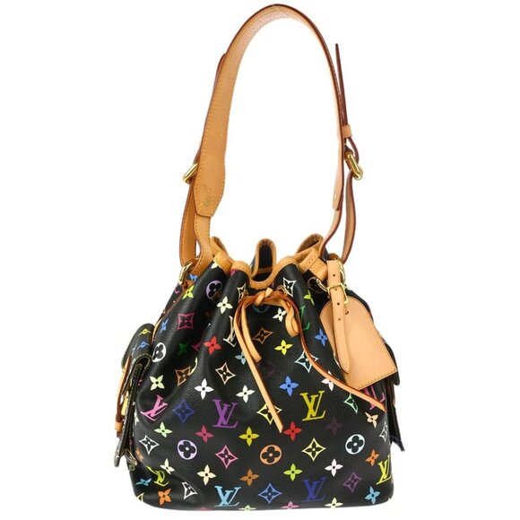 Louis Vuitton Multicolor Petite Noe Drawstring Shoulder Bag M42230 CA3089 166100 - Picture 1 of 10